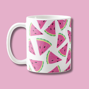 Caneca De Café Padrão de Fatia de Melancia