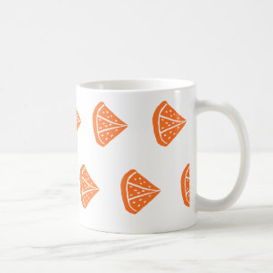 Caneca De Café Padrão de Fatia Laranja