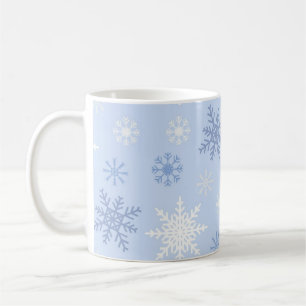 Caneca De Café Padrão de flocos de neve