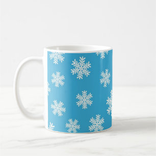 Caneca De Café Padrão de flocos de neve