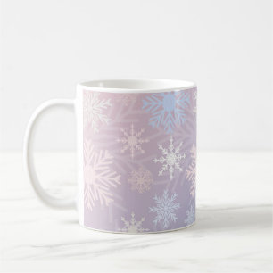 Caneca De Café Padrão de flocos de neve