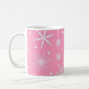 Caneca De Café Padrão de flocos de neve