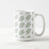 Padrão de Folha de Idoso Verde+Branco