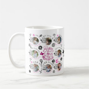 Caneca De Café Padrão de Foto Personalizado para Aniversário da F