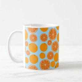 Caneca De Café Padrão de Fruta laranja