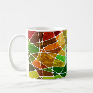 Caneca De Café padrão de fundo do abstrato geométrico grunge,grun