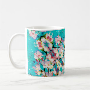 Caneca De Café Padrão de fundo geométrico Abstrato colorido