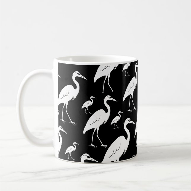 Caneca De Café Padrão de furos brancos (Esquerda)