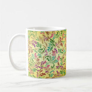 Caneca De Café Padrão de Galhos Design-444555