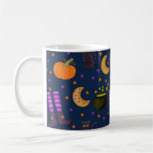 Padrão de Halloween Fofo e Caprichoso