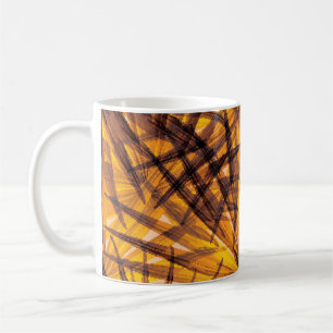 Caneca De Café Padrão de ilustração das palmeiras tropicais