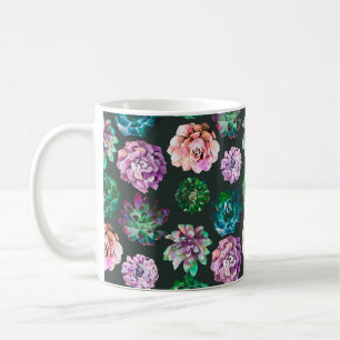 Caneca De Café Padrão de ilustração de aquarela de sucesso