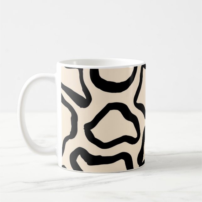 Caneca De Café Padrão de impressão animal (Esquerda)