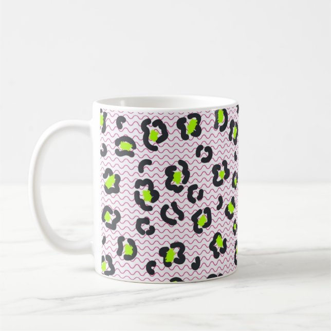 Caneca De Café Padrão de impressão animal (Esquerda)