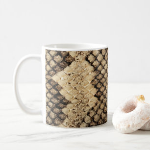 Caneca De Café Padrão de impressão animal de pele cobra exótica o