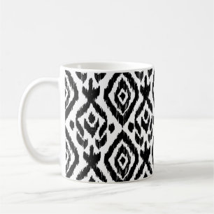 Caneca De Café Padrão de impressão de embrulho étnico desenhado à