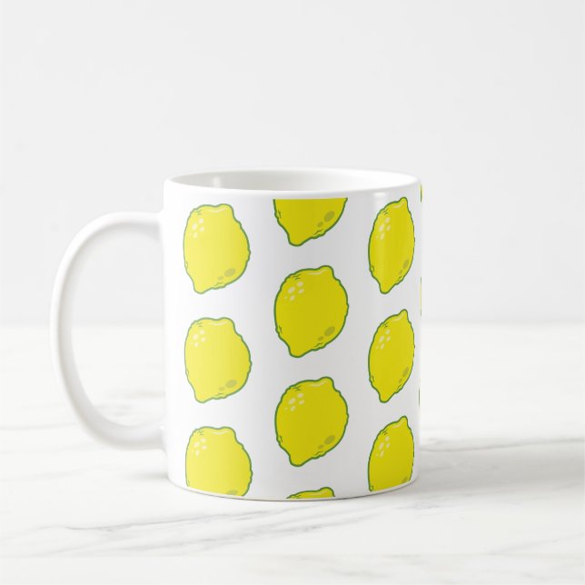 Caneca De Café Padrão de limão (Esquerda)