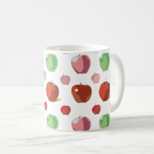 Caneca De Café Padrão de maçãs