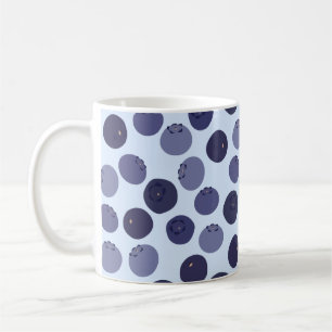 Caneca De Café Padrão de mirtilo