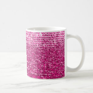 Caneca De Café Padrão de mosaico rosa