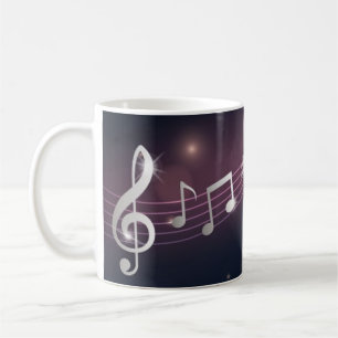 Caneca De Café Padrão de música
