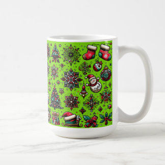 Caneca De Café Padrão de Natal