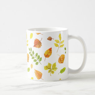 Caneca De Café Padrão de outono