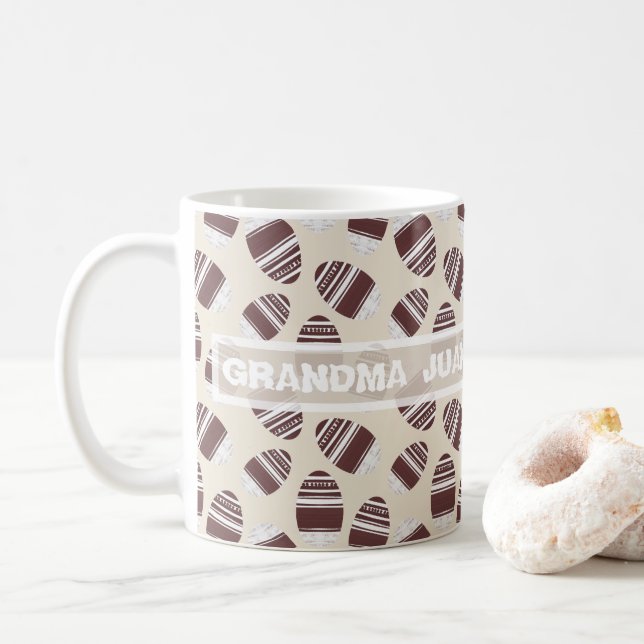 Caneca De Café Padrão de Ovo de Chocolate de Páscoa (Com Donut)
