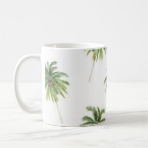 Caneca De Café Padrão de palmeira