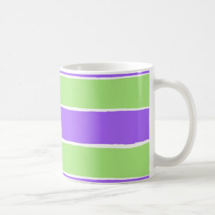 Caneca De Café Padrão de papel listrado estampado