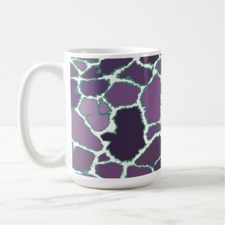 Caneca De Café Padrão de Pelo de Girafa Multicolorido