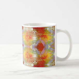 Caneca De Café Padrão de penas de papagaio