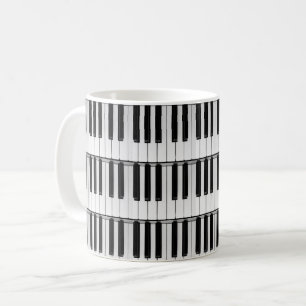 Caneca De Café Padrão de piano