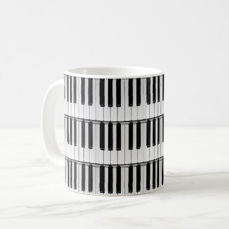 Caneca De Café Padrão de piano