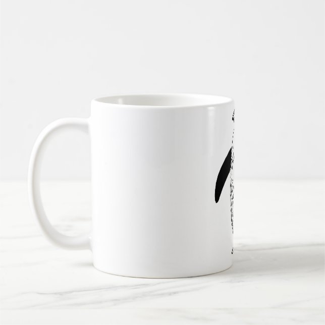 Caneca De Café Padrão de pinguim (Esquerda)