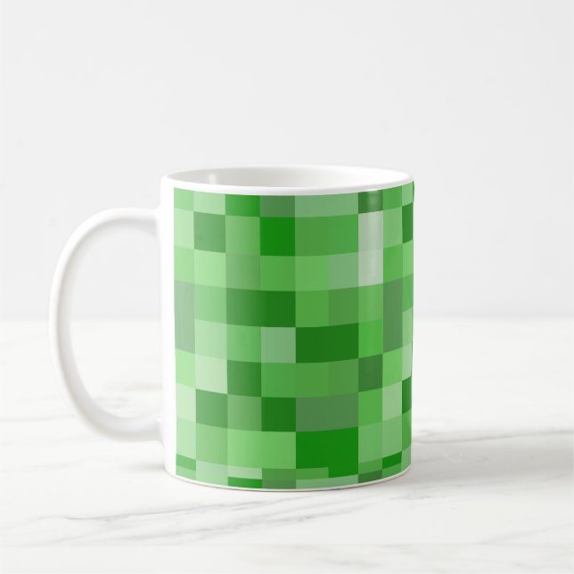 Caneca De Café Padrão de pixel do jogador RPG (Esquerda)
