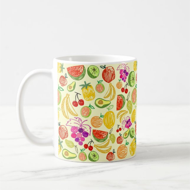 Caneca De Café Padrão de porta de Fruta corrigido (Esquerda)