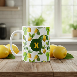 Caneca De Café Padrão de Raspa de Limão