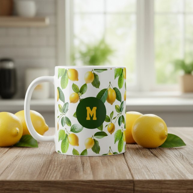 Caneca De Café Padrão de Raspa de Limão (Criador carregado)