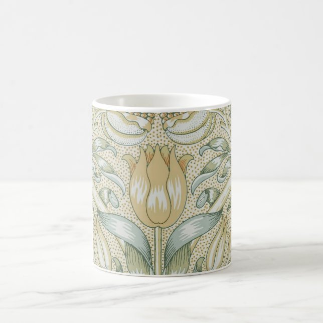 Caneca De Café Padrão de Romã Antiga Lily de William Morris (Centro)