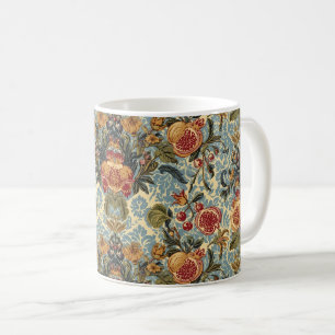 Caneca De Café Padrão de romã Fruit de William Morris