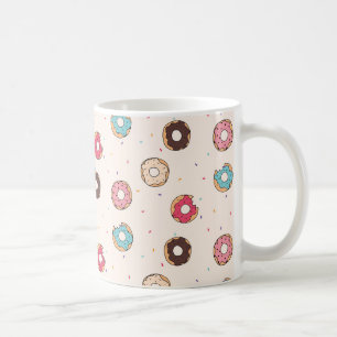Caneca De Café Padrão de Rosquinha doce de açúcar