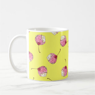 Caneca De Café Padrão de Sorvete de Cherry Topped