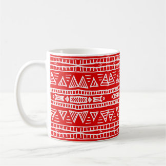 Caneca De Café Padrão de striptease tribal étnico