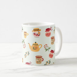 Caneca De Café Padrão de tempo do chá sem aparência