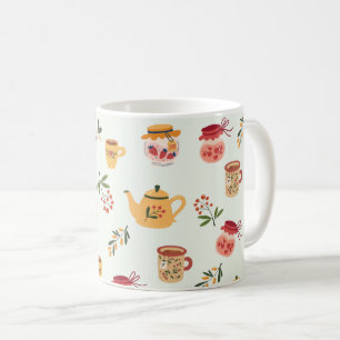 Caneca De Café Padrão de tempo do chá sem aparência