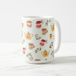 Caneca De Café Padrão de tempo do chá sem aparência