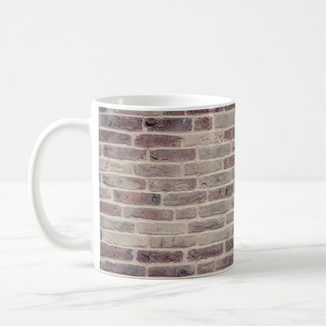 Caneca De Café Padrão de Tijolo (Esquerda)