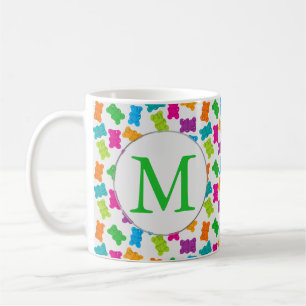 Caneca De Café Padrão de Ursinhos Gummy