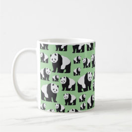 Caneca De Café Padrão de Urso Panda Fofo